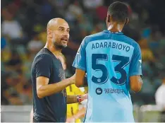  ??  ?? Guardiola confia que vai ter um plantel forte