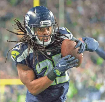  ?? TROY WAYRYNEN, USA TODAY SPORTS ?? Seahawks CB Richard Sherman had 13 passes defensed and four intercepti­ons last season.