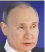  ??  ?? Vladimir Putin