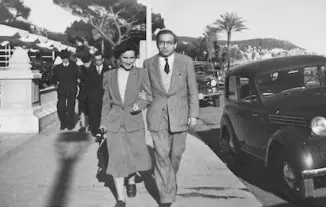  ??  ?? MERCY MISSION: Moussa Abadi and Odette Rosenstock in Nice after the war. Photo: US Holocaust Memorial Museum, courtesy of Julien Enge. Right, Emma Donoghue