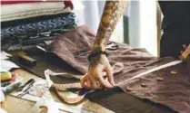  ??  ?? Fashion brands are adopting upcycling, a way to transform offcuts of fabric into quality garments.