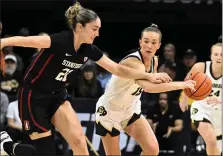  ?? CLIFF GRASSMICK — STAFF PHOTOGRAPH­ER ?? Kindyll Wetta and the Colorado Buffaloes continue a four-game Pac-12 Conference road swing on Friday night, facing Washington State.