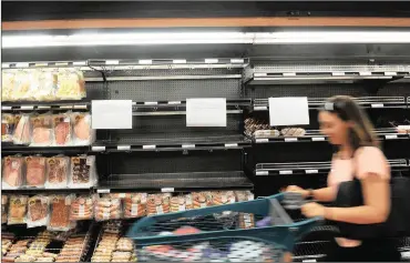  ?? PHOTO: CINDY WAXA/AFRICAN NEWS AGENCY (ANA) ?? Checkers at Canal Walk in Cape Town removed all products linked to the listeriosi­s outbreak.