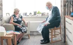  ?? PAUL EDWARDS AFP VIA GETTY IMAGES ?? U.K. Prime Minister Boris Johnson announced hefty new funding to fix a social care crisis and a pandemic surge in hospital waiting lists.