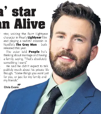 Captain America' star named Sexiest Man Alive - PressReader