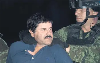  ?? Picture / AP ?? Joaquin “El Chapo” Guzman had hoped to keep the family business running from behind bars.