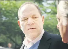  ??  ?? Weinstein leaves a New York criminal court after posting bail following his arrest on charges of rape, committing a criminal sex act, sexual abuse and sexual misconduct on May 25 in New York City. — AFP file photo