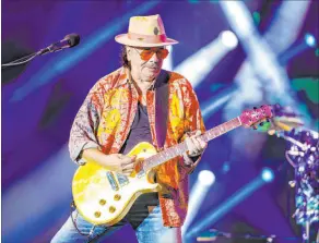  ?? Rob Grabowski The Associated Press file ?? Guitar great Carlos Santana, 76, recently played Carnegie Hall for an event honoring the legendary record executive Clive Davis.