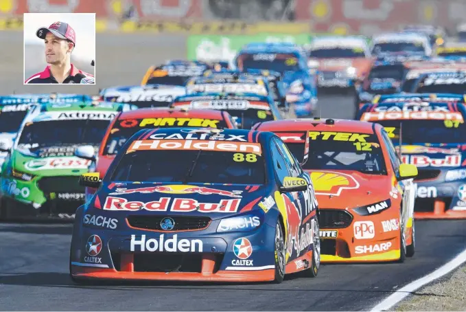  ?? Picture: AAP IMAGES ?? Jamie Whincup says he would consider buying a slice of his Supercars team as opposed to opening his own team like the Kelly brothers.