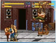  ?? ?? <!--- [Mega Drive] Haggar and Guy get stuck into level 1 of Final Fight Ultimate. --->