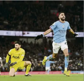  ?? FOTO: GYI ?? Mahrez participó en los cuatro goles El argelino se echó el equipo a la espalda