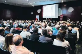  ?? GUILLEM ROSET / ACN ?? La jornada federalist­a celebrada en l’Hospitalet de Llobregat