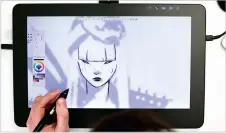  ??  ?? clean sweep SketchBook’s stripped-back interface gives you plenty of screen space to draw on.