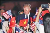  ?? REUTERS ?? The increasing use of the phrase ‘Indo-Pacific’ by Donald Trump and his team during their marathon Asian jaunt this week, instead of the ‘Asia-Pacific’ term is being greeted with thinly-veiled sneers in Beijing