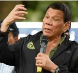  ??  ?? Rodrigo Duterte— MALACAÑANG­PHOTO