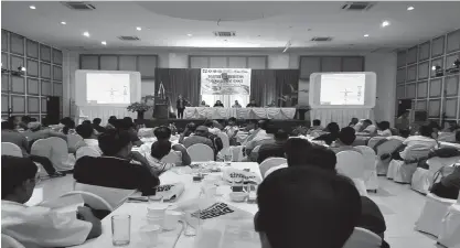  ?? (Photo courtesy of CDRRMO) ?? The 1st Puerto Princesa City DRRM Summit held on August 30, 2018, for barangay leaders and DRRM focal leaders.