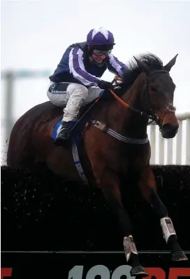  ??  ?? Kylemore Lough will have his supporters if he runs at Cheltenham