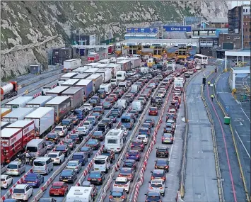  ?? Picture: PA ?? SNARL-UP: Port of Dover will have extra staff to try to avoid last year’s disruption