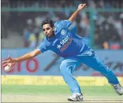  ?? AFP FILE ?? Bhuvneshwa­r Kumar’s ability to swing the ball has diminished and he has rarely come good in the final overs.