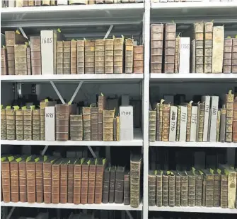  ??  ?? GRUNNLAGET: Samlinga til Carl Deichman la grunnlaget for landets største bibliotek.