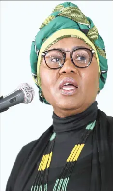  ?? SIMPHIWE MBOKAZI African News Agency (ANA) ?? THE MINISTER of Small Business Developmen­t Lindiwe Zulu has released new definition­s for what constitute SMMEs. I