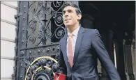  ?? PICTURE: GETTY IMAGES ?? RISHI SUNAK: The Chancellor will need to crack down on tax evasion if we are ‘really all in this together’, a reader suggests.