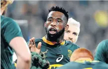  ?? Picture: REUTERS/ROSS SETFORD ?? WORK IN PROGRESS: South Africa’s captain Siya Kolisi is adamant the Springboks still have much to do after their historic win over New Zealand.