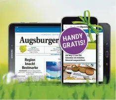  ?? Foto: AZ ?? Das könnte auch in Ihrem Osternest liegen: Tablet mit e Paper und dazu ein kosten loses Samsung Smartphone.