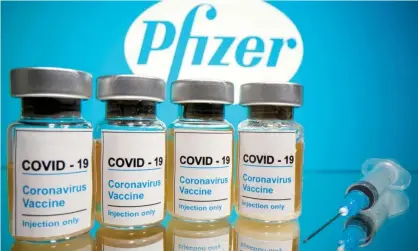  ??  ?? ‘The UK has already purchased 40m doses of the Pfizer vaccine.’ Photograph: Dado Ruvić/Reuters