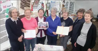  ??  ?? Beltra I.C.A celebratin­g 90 years at the Beltra Show last Saturday, (l-r), Mary Willis, Nora McHugh, Mary Agnes Maye, Kay Cunnane, President Sligo I.C.A, Frances Murray, Barbara Rolleston and Ann Kearns.