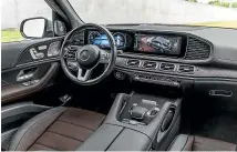  ??  ?? The slick new interior features intelligen­t MBUX operating system – as per the latest A-class.