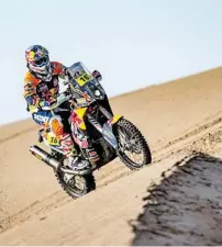  ?? BILD: SN/APA ?? Matthias Walkner ist bestens gerüstet für die Rallye Dakar 2018.