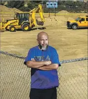  ?? JAY L. CLENDENIN LOS ANGELES TIMES ?? LITTLE LEAGUE official Sergio Villasenor has waited for years for the city to fix Elysian Park fields.