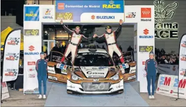  ??  ?? CAMPEÓN. Iván Ares consiguió el título en el Nacional de Asfalto con el Hyundai i20 R5.