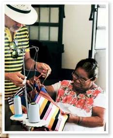  ??  ?? FASHION WITH HEART Christian Louboutin (left) worked closely with the artisans of Taller Maya foundation on the creation of the bag