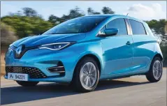  ??  ?? The Renault Zoe.