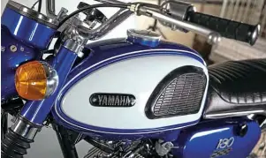  ??  ?? So very 1960s Yamaha.