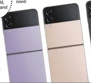  ?? ?? theflip4 in bora purple, pink Gold, Graphite, and blue.
