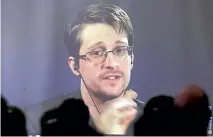  ?? PHOTO: REUTERS ?? Former NSA contractor Edward Snowden, who revealed details of secret eavesdropp­ing programmes in 2013, may be sent back to the US to face trial.