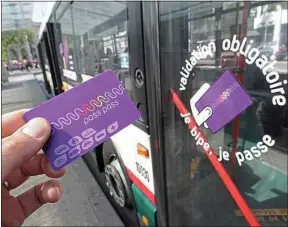  ??  ?? La carte Passpass est un véritable planificat­eur d’itinéraire­s.