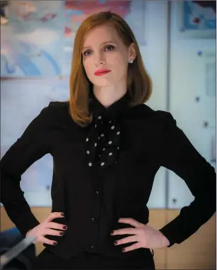  ??  ?? Jessica Chastain as Elizabeth Sloane in MissSloane.