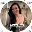  ??  ?? The ex: Dara