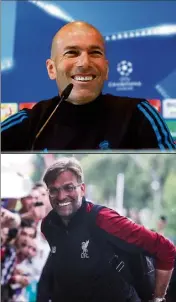  ?? (Photos EPA/MAXPPP ?? Les Reds de Jürgen Klopp veulent mettre fin au règne du Real de Zinedine Zidane.