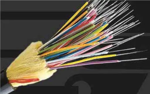  ??  ?? Submarine fibre optic cable as boost for ubiquitous data access