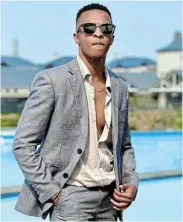  ?? Picture: INSTAGRAM ?? NEW ROLE: Oros Mampofu stars in the new season of ‘Gqeberha: The Empire’