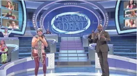  ?? PROVIDED BY FREMANTLE ?? Sandy Hooper, a USA TODAY senior producer, is a contestant on the game show “Let's Make a Deal”