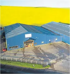  ??  ?? The NEOS plant is set to process around 6,000 tonnes of locally-sourced oilseed rape this year