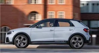  ??  ?? Audi’s A1 Citycarver has a premium feel — for a car with a one-litre engine