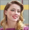  ??  ?? Amber Heard