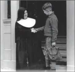  ??  ?? Founder Sister Marie Hilda outside the ‘clinic’ as it was initially known